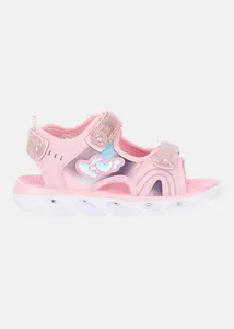 Leaf Surte Blinkande Sandaler, Rosa, 29