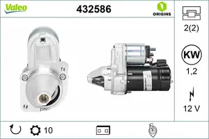 Startmotor VALEO 432586