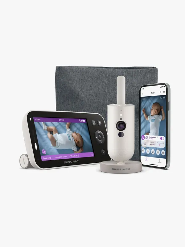 Philips AVENT Premium Connected Baby Monitor SCD971/26 Ansluten, 1920 x 1080 pixlar, 400 m, 50 m, 400 m, Android 10.0, Android 11.0, Android 12.0, Android 13.0, Android 6.0, Android 7.0, Android 7.1,…, Wi-Fi/FHSS