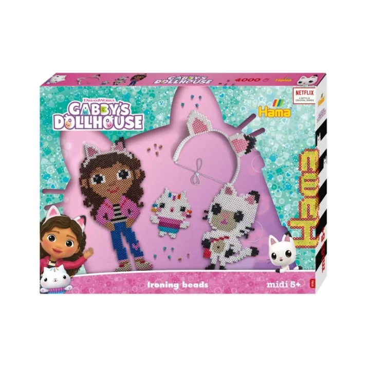 Hama Midi Presentset Gabbys Dollhouse 4000 st