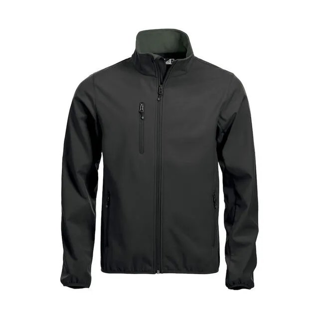 SOFTSHELL JACKA SVART S BASIC HERR | Beijerbygg Byggmaterial