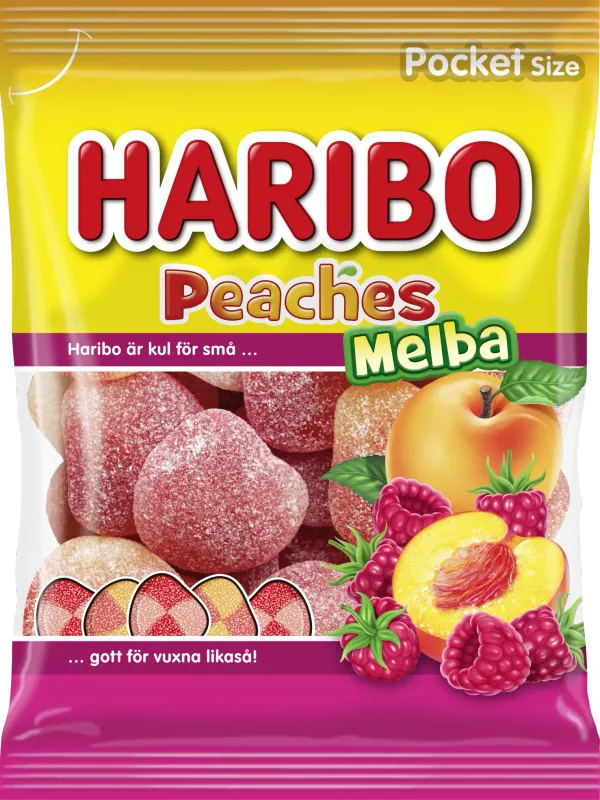 HARIBO Peaches Melba Godispåse 80 g
