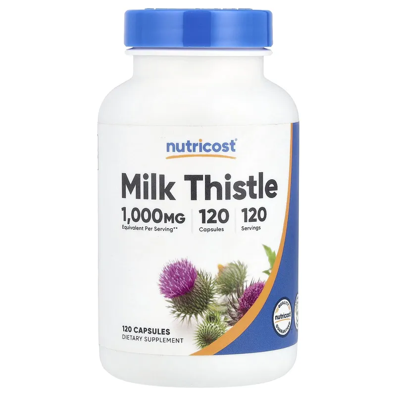 Nutricost - Mjölktistel 1000 mg, 120 kapslar