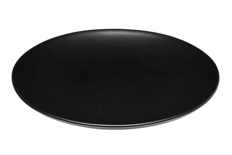 Tallrik i keramik, svart 21 cm