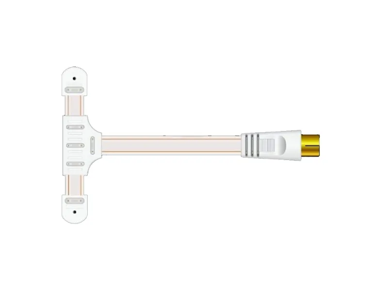 Sinox FM Antenn till Radio - Vit 1,8 Meter
