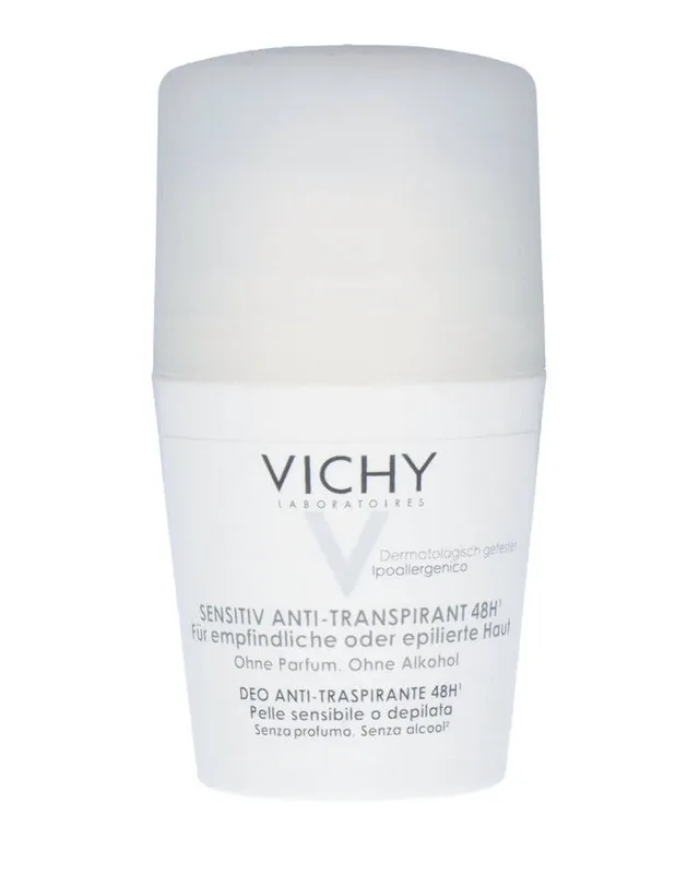 Vichy Antiperspirant Sensitive Deo Roll-On 48Hrs – 50 ml