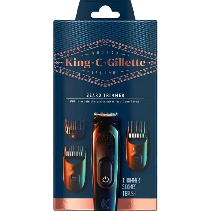 King C. Gillette Skäggtrimmer med 3 kammar