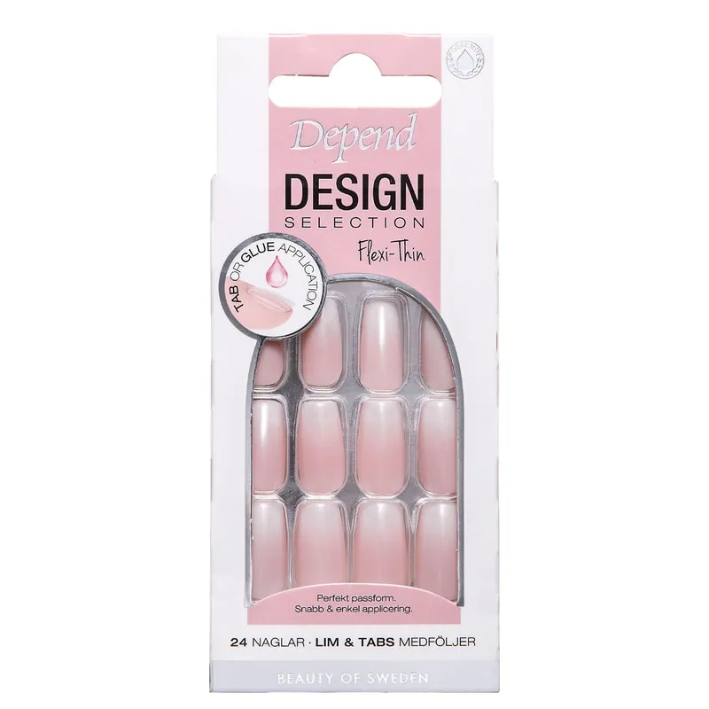 Depend Design Selection Flexi-Thin Misty Vail Fade Short Coffin
