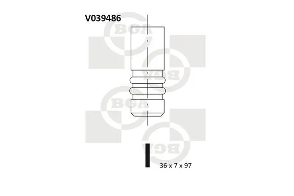 Insugsventil BGA V039486