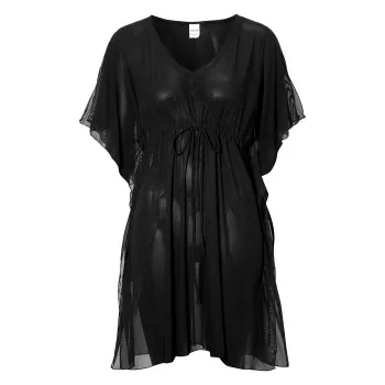 Damella Selma Basic Cover Up Tunica Svart polyamid One Size Dam