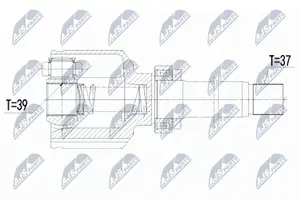 Ledsats, drivaxel NTY NPW-CT-128