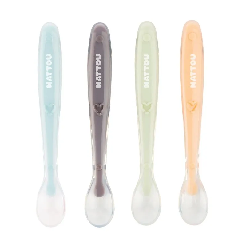 Nattou Soft Silicone Skedar 4-pack
