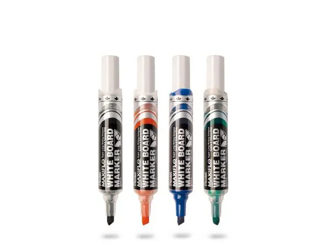 Whiteboardpenna PENTEL Maxiflo sned 4/fp
