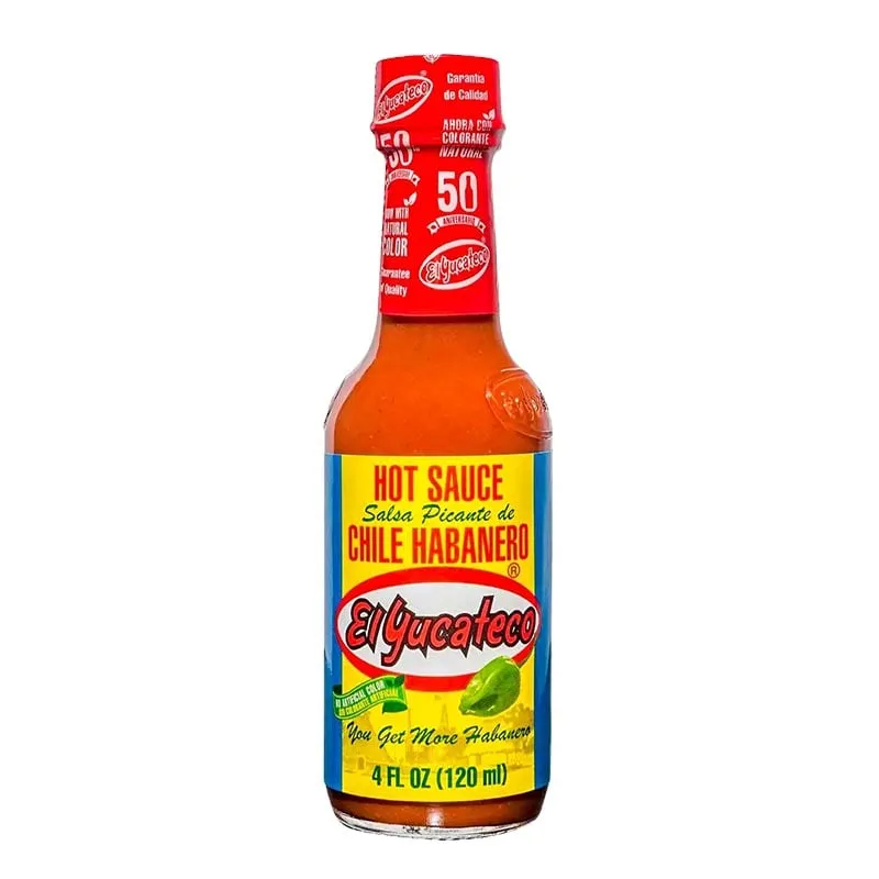 El Yucateco Röd Habanerosås 120ml
