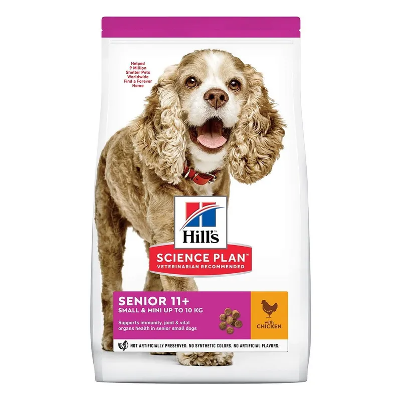 Senior Small & Mini 11+ torrfoder med kyckling Hundfoder - 1,5 kg