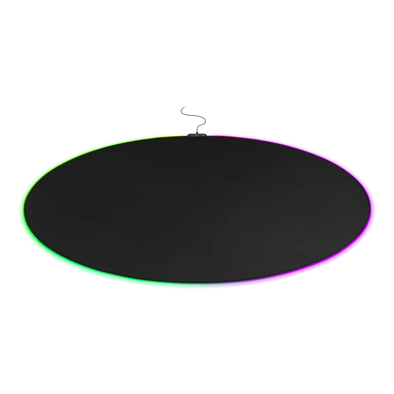Deltaco Gaming DFP430 Golvmatta RGB, svart