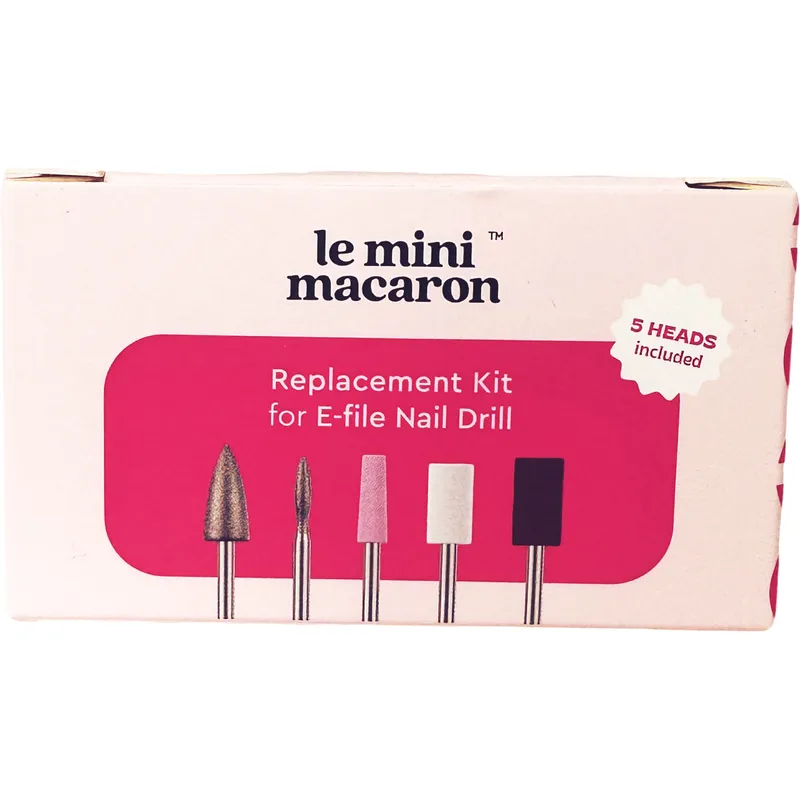 Le Mini Macaron Replacement Kit for E-File Nail Drill