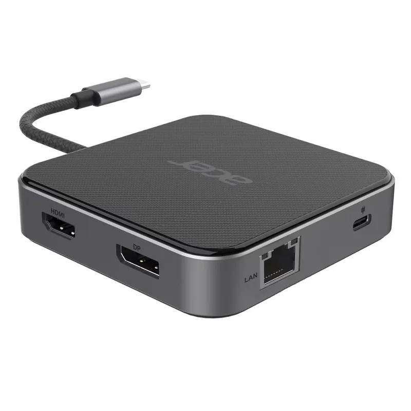 Acer 7-In-1 - docking station - USB-C - HDMI DP - 10Mb LAN