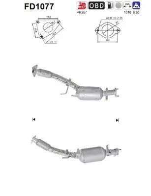 Partikelfilter (DPF) AS FD1077