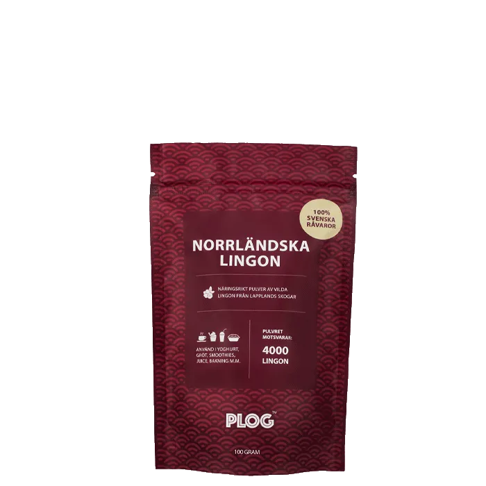PLOG Norrländska Lingon, 100 g