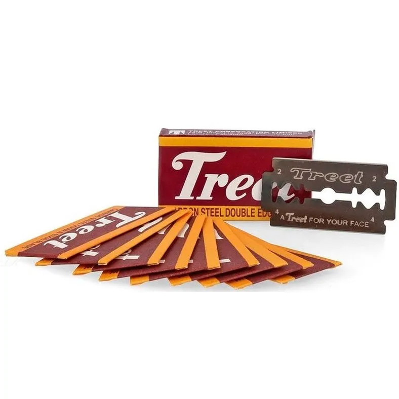 Treet Carbon Steel Double Edge Razor Blades 5-Pack 5 st