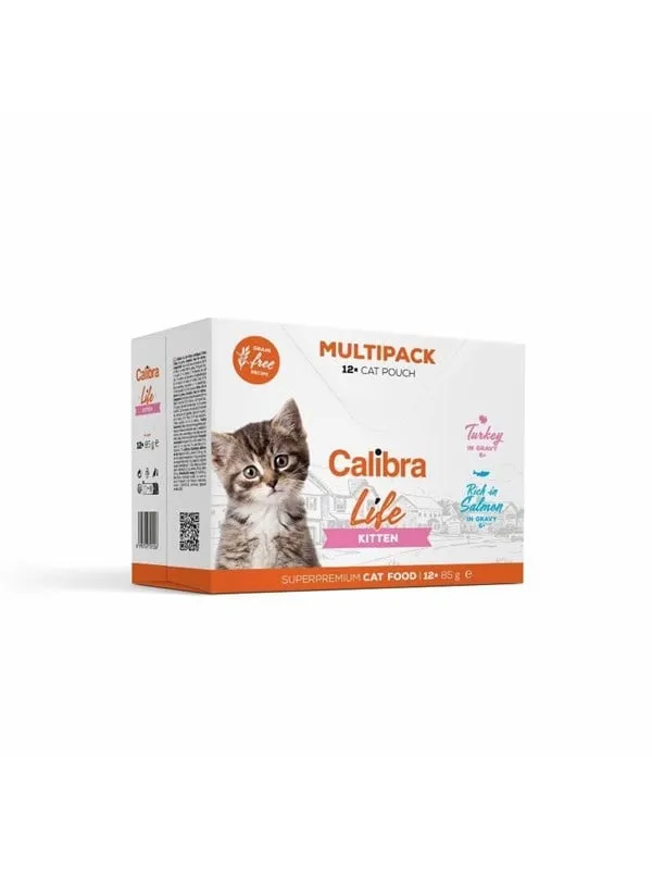 Calibra Cat Life pouch Kitten Multipack 12 x 85 g