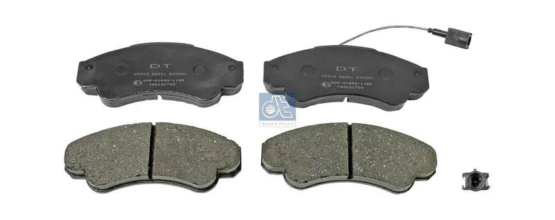 Bromsbelägg DT Spare Parts 12.93103
