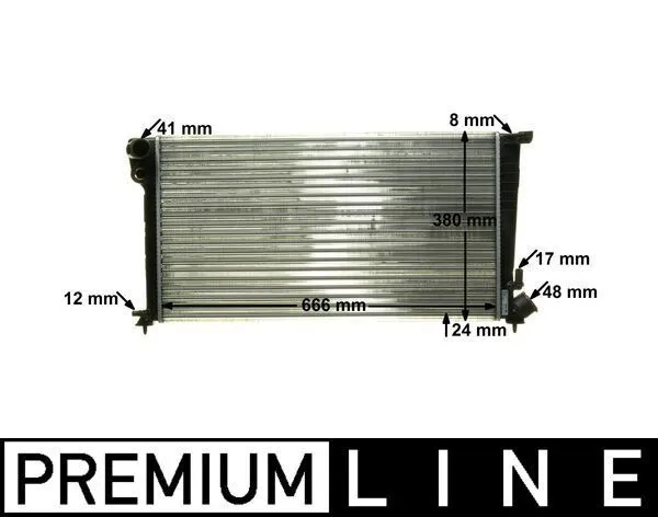 MAHLE CR 433 000P Kylare