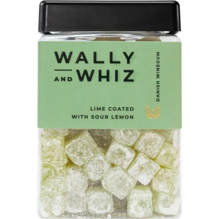 Wally And Whiz Lime med sur Citron Cube 240g