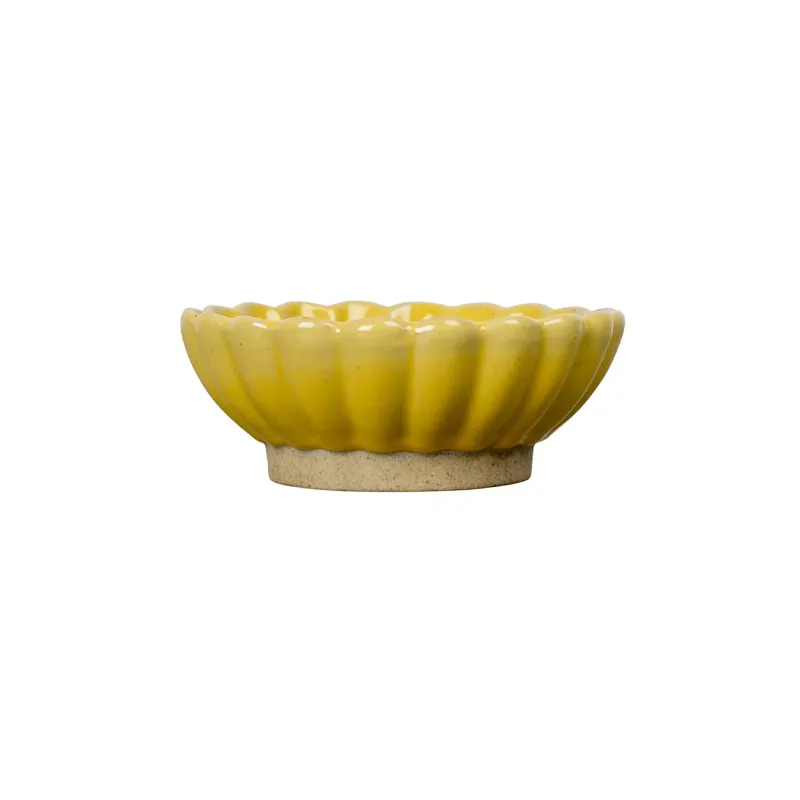 Byon Florian skål small 9,5 cm, gul
