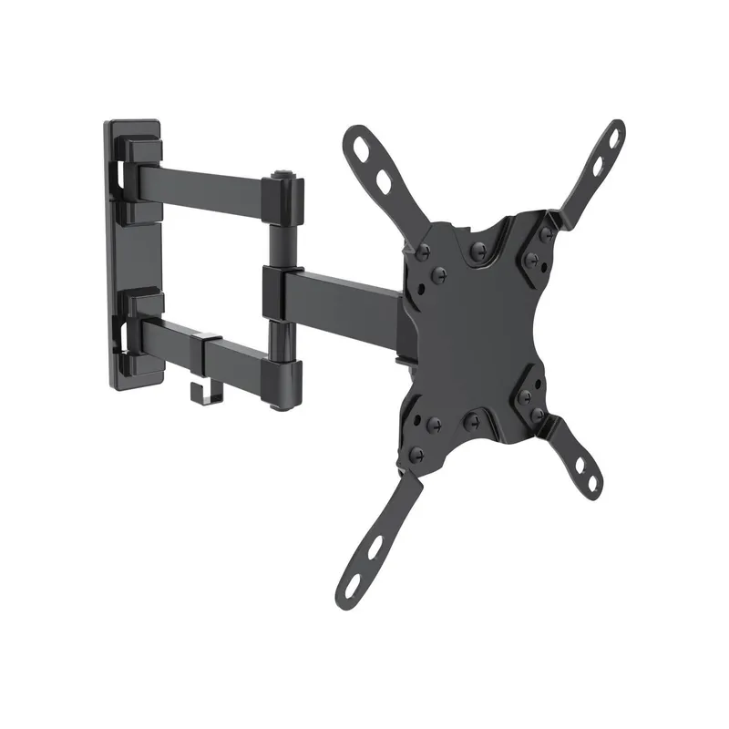 DELTACO väggfäste för tv/skärm, 13″-42″, max 20 kg, 3 leder, svart