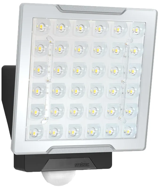 Steinel XLED Pro Square Strålkastare sensor, 25W, 4000K, 2400 lm Svart