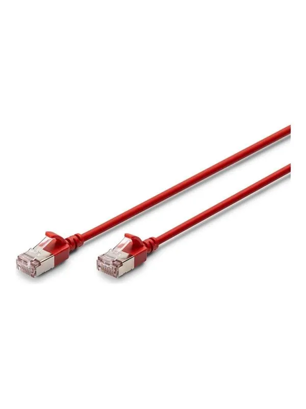 DIGITUS patch cable - 2 m - red - Röd - 2m