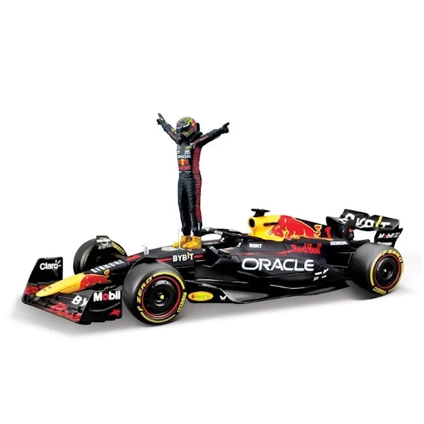 F1 Red Bull Racing Rb19 2023 Med Förare Verstappen 1:24 Bburago