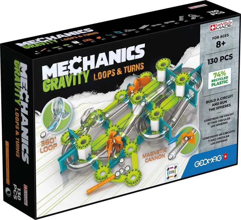 Geomag Magnetset - Mekanik, Gravity, Loopar och Vändningar - 130