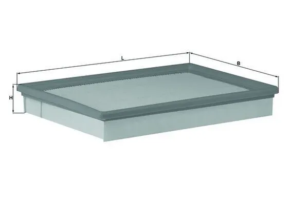 Luftfilter MAHLE LX 1841/1