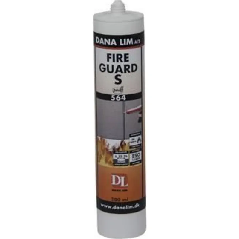 BRANDFOG FIRE GUARD SILIKON S 564 GRÅ 300ML | Beijerbygg Byggmaterial