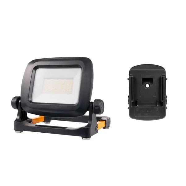 Arbetsbelysning AGGE Workmate 2K, för skruvdragar-batteri, 2100 lm, Arbetsbelysning + Bosch adapter