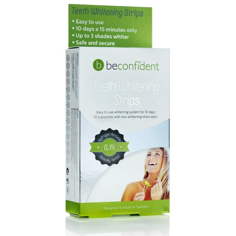 Beconfident Teeth Whitening X3 Strips 10 Days – 20 pcs