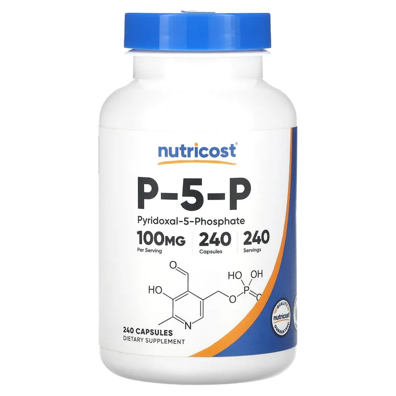 Nutricost, P-5-P, 100 mg, 240 kapslar