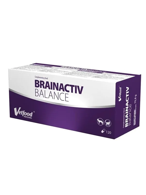 Triton Brain Activ Balance - kosttillskott för hundar och katter - 120st