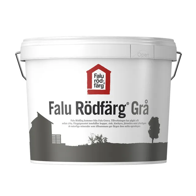 FALU RÖDFÄRG GRÅ 10L NCS S8000-N | Beijerbygg Byggmaterial