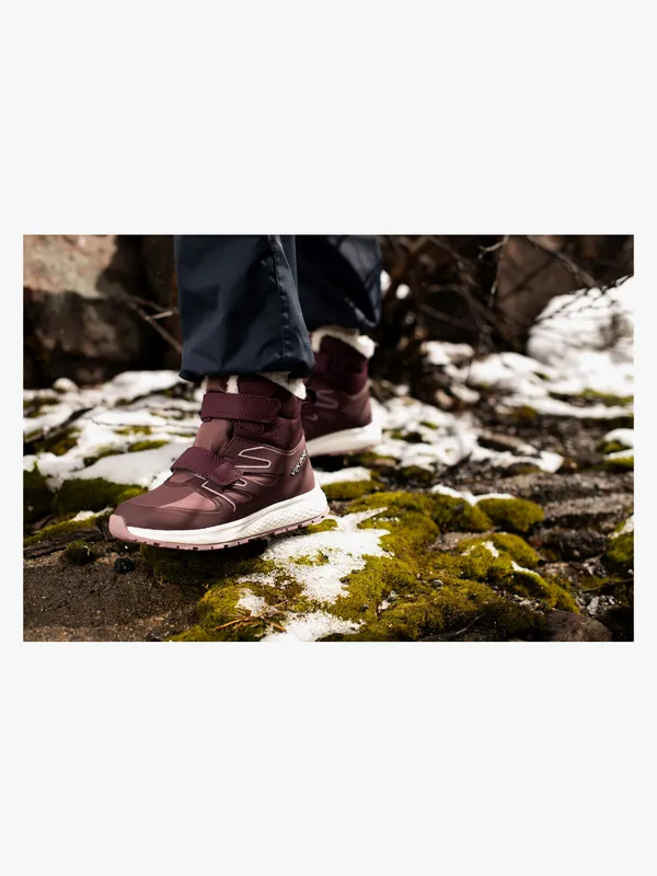 Viking Equip Defence WP 2V Vinterkängor, Grape/Antique Rose, 27
