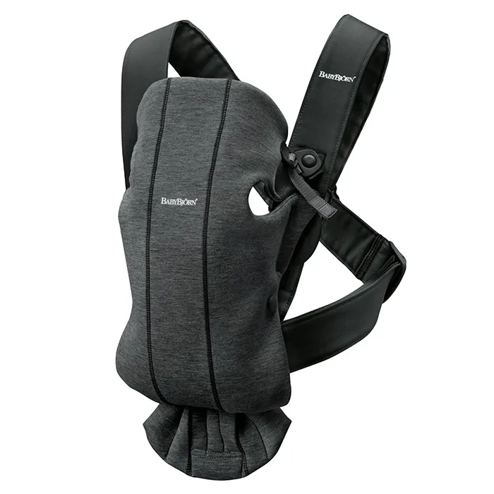 BabyBjörn Bärsele Mini 3D Jersey Charcoal Grey