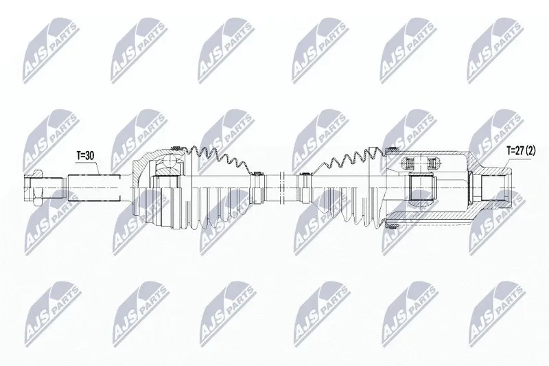 Drivaxel NTY NPW-CH-082