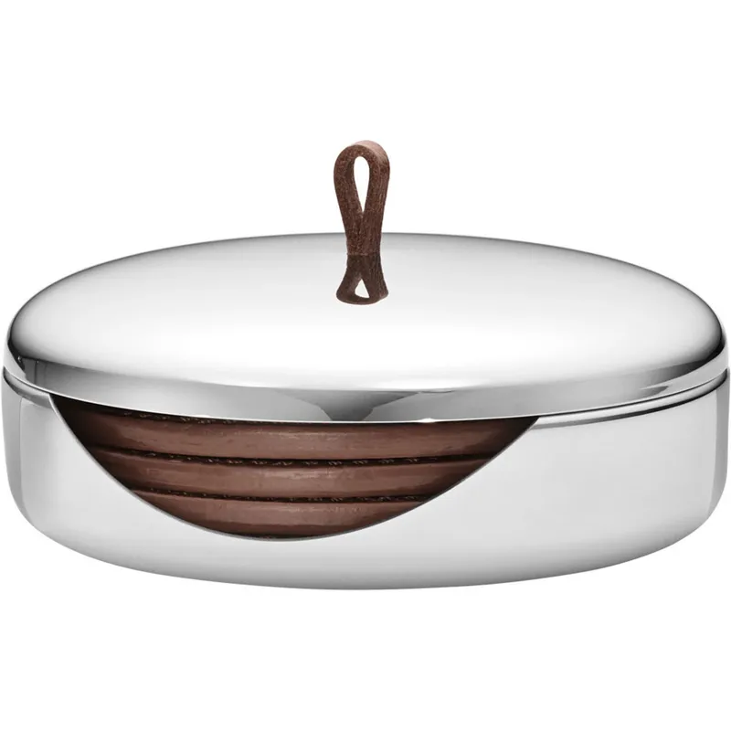 Georg jensen underlägg till glas, 4 st
