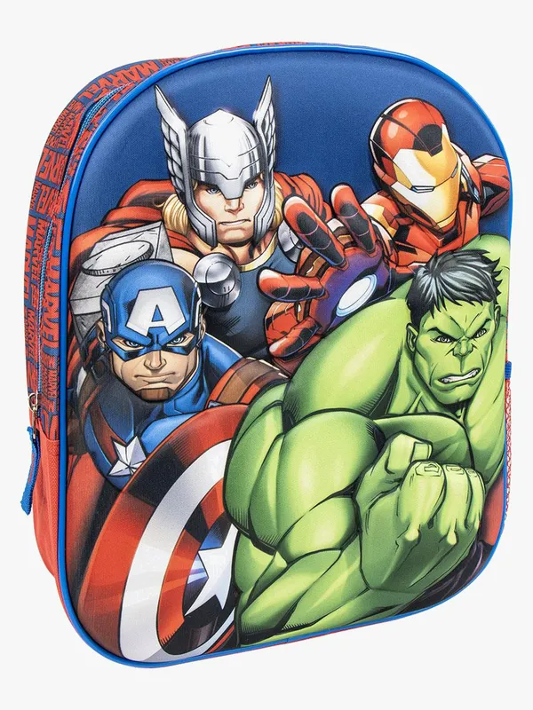 Marvel Avengers 3D Ryggsäck, Blå/Röd