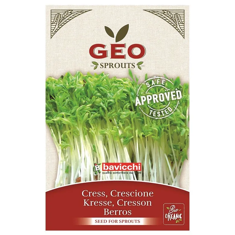 GEO GREENS - ekologisk krasse för groning 35 g