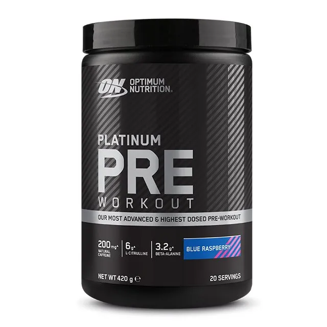 Optimum Nutrition Platinum Pre Workout , 420 g, Blue Raspberry