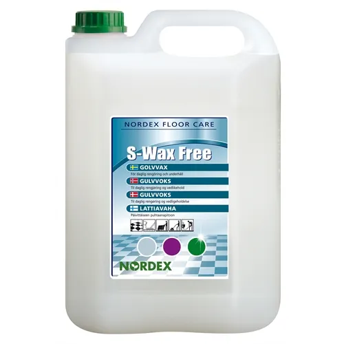 Golvvårdsmedel tvättvax - 5L S-wax Free